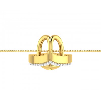 Shiva’s Third Eye pendant in Gold with diamonds